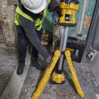 DeWalt DCL079-XJ Állványos Akkus LED Munkalámpa - Sárga/Fekete