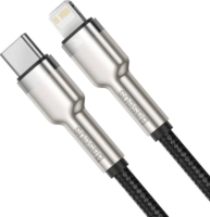 Baseus Cafule Series USB-C apa 2.0 - Lightning apa Adat és töltőkábel - Fekete (0.25m)