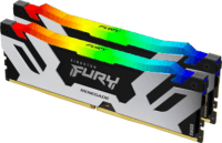 Kingston 32GB / 6400 Fury Renegade Silver RGB DDR5 RAM KIT (2x16GB)