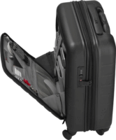 Wenger Syntry Carry-on Keményfedeles négykerekű bőrönd - Fekete/Szürke