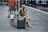 Wenger Syntry Carry-on Keményfedeles négykerekű bőrönd - Fekete/Szürke