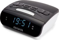 Aiwa CR-15 Rádiós LED ébresztőóra - Fekete/Fehér