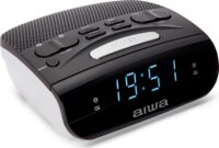 Aiwa CR-15 Rádiós LED ébresztőóra - Fekete/Fehér