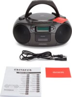 Aiwa BBTC-550BK Hordozható Rádió - Fekete