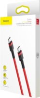 Baseus Cafule Series USB-C apa - USB-C apa 2.0 Adat és töltőkábel - Piros (1m)