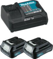 Makita Energy Kit 197658-5 2x BL1021B 12V Akkumulátor 2000mAh + DC10SB töltő