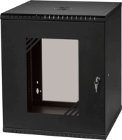 Stalflex 19" Fali rack szekrény 12U 520x600 - Fekete