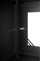 Stalflex 19" Fali rack szekrény 9U 520x460 - Fekete