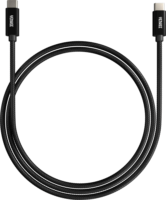 Yenkee YCU C103 BK USB-C apa - USB-C apa 2.0 Adat és töltőkábel - Fekete (3m)