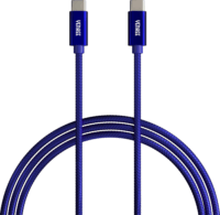 Yenkee YCU C102 BE USB-C apa - USB-C apa 2.0 Adat és töltőkábel - Kék (2m)