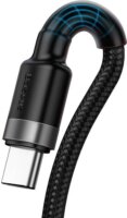 Baseus Cafule HW QuickChargingCable USB-A apa - USB-C apa 2.0 Adat és töltőkábel - Fekete (1m)