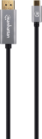 Manhattan 354844 USB-C - DisplayPort kábel 2m - Fekete