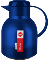 Emsa Samba Quick Press 1L Hőtartó termosz kancsó - Kék