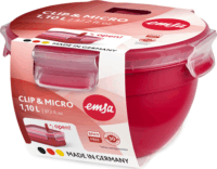 Emsa Clip & Micro Mikrózható műanyag ételtároló 1,1L