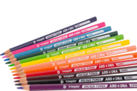 Ars Una háromszögletű színes ceruza készlet (12 db / csomag)