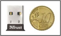 Trust Bluetooth Adapter - Ultra Small (c.sz:18187; Bluetooth® 4.0; micro méret; USB; fekete)