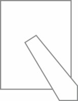 Walther AJ030B Chair 20,9x31 Képkeret - Fekete