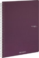 Fabriano Ecoqua 70 lapos A4 sima spirálfüzet - Lila