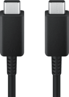 Samsung EP-DX510JB USB-C apa - USB-C apa 2.0 Adat és töltőkábel - Fekete (1.8m)