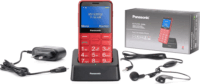Panasonic KX-TU155 Senior Mobiltelefon - Piros