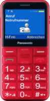 Panasonic KX-TU155 Senior Mobiltelefon - Piros