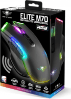 Spirit of Gamer ELITE-M70 Wireless Gaming Egér - Fekete/RGB
