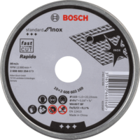 Bosch Standard for Inox Rapido WA 60 T BF vágókorong - 115 (10 db/csomag)