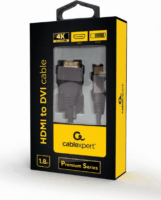 Cablexpert CC-HDMI-DVI-4K-6 HDMI - DVI kábel 1.8m - Fekete