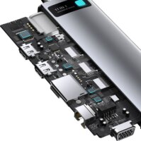 Baseus Metal Gleam Series CAHUB-CT0G 100W Dokkoló