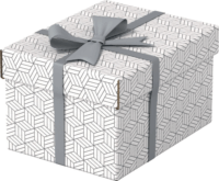 Esselte Home Karton Tárolódoboz / Ajándékdoboz 7,65L - Mintás (3 db / csomag)