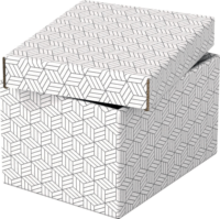 Esselte Home Karton Tárolódoboz / Ajándékdoboz 7,65L - Mintás (3 db / csomag)