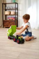 Dickie Toys Farm Traktor pótkocsival 64cm - Sárga