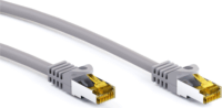 Goobay S/FTP CAT7 Patch kábel 1m - Szürke