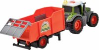 Dickie Toys Farm Traktor utánfutóval - Színes