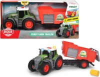 Dickie Toys Farm Traktor utánfutóval - Színes