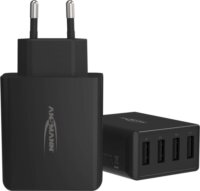Ansmann HC430 Hálózati 4xUSB töltő - Fekete (30W)