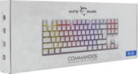 White Shark Commandos Mechanikus (Blue Switch) USB Gaming Billentyűzet - Magyar