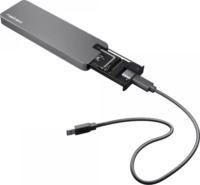 Natec Rhino M.2 NVME USB-C 3.2 Gen 2 Külső SSD Ház - Szürke