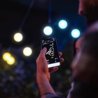 Twinkly Festoon TWF040GOP Kül-/Beltéri LED Fényfüzér 20m - Meleg-Hideg Fehér