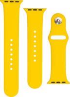 Fixed Apple Watch S1/2/3/4/5/6/7/SE Szilikon szíj 38/40/41 mm - Sárga