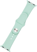 Fixed Apple Watch S1/2/3/4/5/6/7/SE Szilikon szíj 42/44/45 mm - Mentazöld