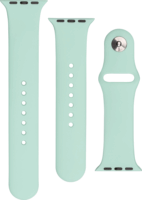 Fixed Apple Watch S1/2/3/4/5/6/7/SE Szilikon szíj 42/44/45 mm - Mentazöld