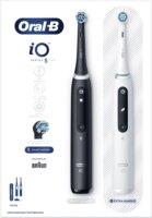 Oral-B iO Series 5 Duo Magnetikus Elektromos fogkefe - Fekete/Fehér