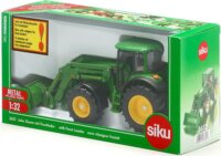 Siku JDeere traktor elülső rakodóval fém modell (1:32)