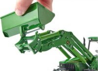 Siku JDeere traktor elülső rakodóval fém modell (1:32)