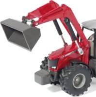 Siku Massey Ferguson traktor rakodó lapáttal - Piros