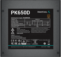 DeepCool 650W PK650D 80+ Tápegység