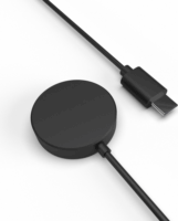Fixed FIXDW-780 Samsung Galaxy Watch 4 Okosóra töltő kábel - Fekete