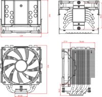 ID-Cooling SE-226-XT BLACK PWM CPU Hűtő