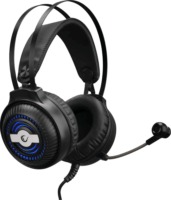 Rampage RM-K29 THUNDER Gaming Headset - Fekte/RGB